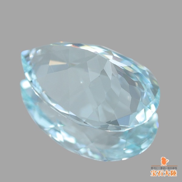 天然アクアマリン 2.42ct 【アクアブルー】 ペアシェイプ