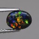 天然ブラックオパール 0.75ct 【レッドマルチ】 黒生地