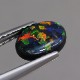天然ブラックオパール 0.75ct 【レッドマルチ】 黒生地