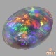 天然ブラックオパール 2.87ct 【美彩遊色】 トッピン！