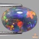 天然ブラックオパール 2.87ct 【美彩遊色】 トッピン！