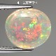 天然メキシコオパール 4.95ct 【美遊色】 ハイドーム