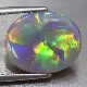 天然ブラックオパール 3.51ct 【ネオン遊色】 美パターン