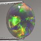 天然ブラックオパール 3.51ct 【ネオン遊色】 美パターン