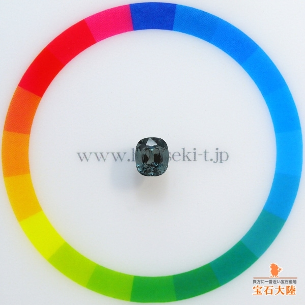 天然スピネル 1.02ct 【プラチナブラック】 ミャンマー