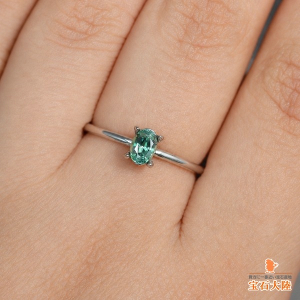 天然アレキサンドライト 0.47ct 【澄み渡るグリーン】 ブラジル GIA鑑別