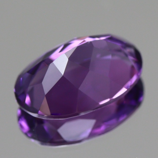 天然アメシスト 12×8mm  【オーバル】