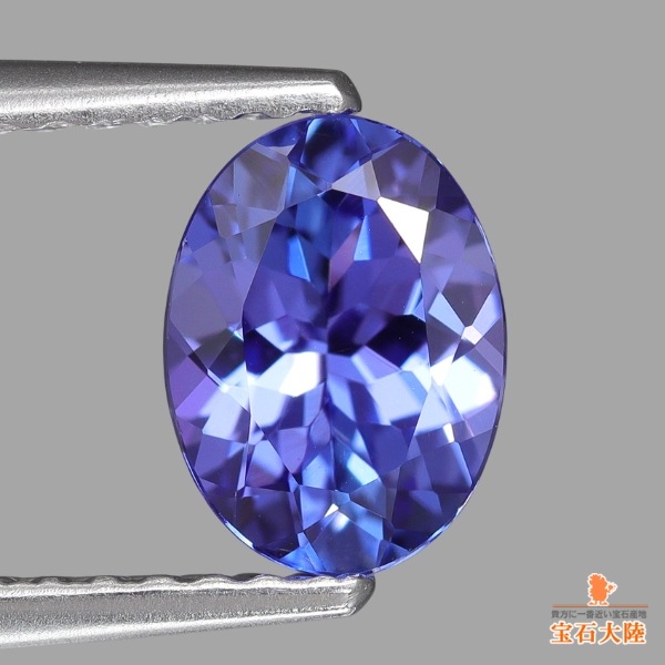 天然タンザナイト 0.92ct 【パープリシュブルー】 オーバル