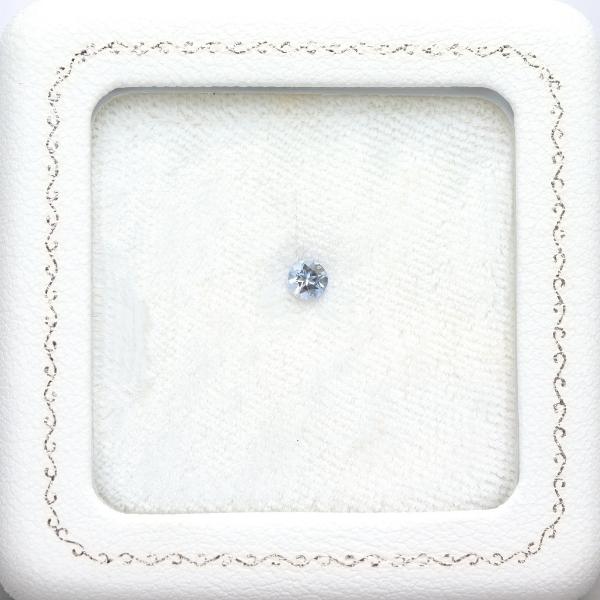 天然ベニトアイト 0.24ct 【煌めくブルー&ホワイト】 ラウンド 