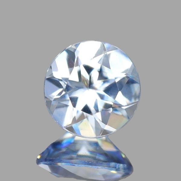 天然ベニトアイト 0.24ct 【煌めくブルー&ホワイト】 ラウンド