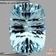 天然トパーズ 8.37ct 【ブルー】コンケーブカット