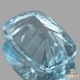 天然トパーズ 8.37ct 【ブルー】コンケーブカット