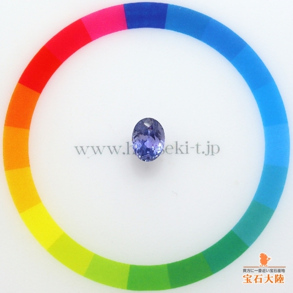 天然サファイア 1.34ct 【ブルーパープル】 非加熱 マダガスカル