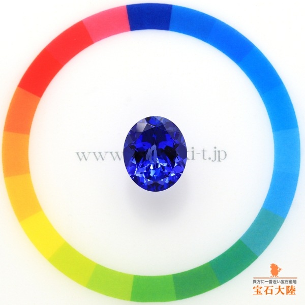 天然タンザナイト 4.87ct 【高貴な美濃色】 高品質