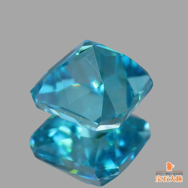 天然ジルコン 1.12ct 【煌めくブルー】 カンボジア
