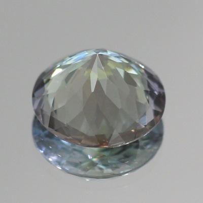 天然ゾイサイト 2.38ct 【非加熱・タンザナイト】 バイカラー