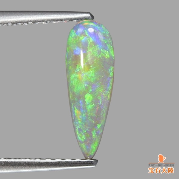 天然オパール 1.10ct 【グリーン遊色】 ライトニングリッジ