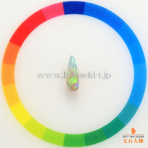 天然オパール 1.10ct 【グリーン遊色】 ライトニングリッジ