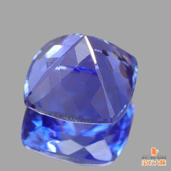 天然タンザナイト 1.23ct 【美濃色】 クッション