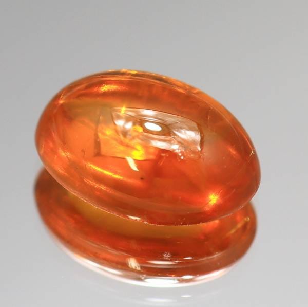 なお★美しいオレンジカラー天然スペサルティンガーネット★リングオーダー 天然スペサルティンガーネット0.26ct【タンザニア】☆オレンジ色
