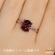 天然ロードライトガーネット 2.28ct 【コンケーブカット】 モザンビーク