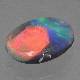 天然ブラックオパール 1.24ct【大判レッド遊色】