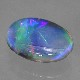天然ブラックオパール 1.24ct【大判レッド遊色】