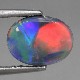 天然ブラックオパール 1.24ct【大判レッド遊色】