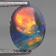 天然ブラックオパール 1.24ct【大判レッド遊色】