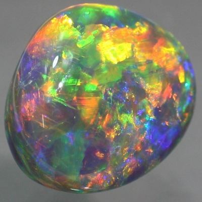 天然ブラックオパール 11.52ct 【全面美遊色】 トッピン