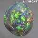 天然ブラックオパール 11.52ct 【全面美遊色】 トッピン