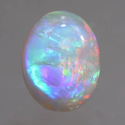 天然オパール 1.24ct 【輝くグリーン&オレンジ】 ライトニングリッジ
