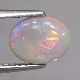 天然オパール 1.24ct 【輝くグリーン&オレンジ】 ライトニングリッジ