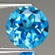 天然トパーズ 10mm  【ラウンド】 スイスブルー ワンランクアップの輝き
