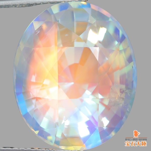 天然アンデシンラブラドライト 16.42ct 【幻想的レインボー】 大粒 極美品