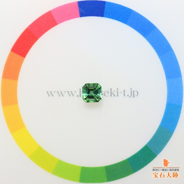 天然トルマリン 0.65ct 【アッシャーカット】 ブラジル・ゴルコンダ ◇コレマ品