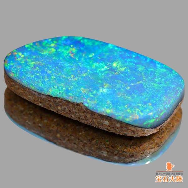 天然ボルダーオパール 8.57ct【Flawless beauty】極上ネオン 日独・中宝研鑑別付