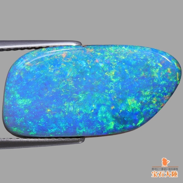 天然ボルダーオパール 8.57ct【Flawless beauty】極上ネオン 日独・中宝研鑑別付