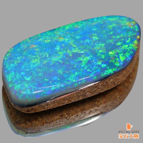 天然ボルダーオパール 8.57ct【Flawless beauty】極上ネオン 日独・中宝研鑑別付