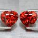4.48ct/2P天然スペサルティンガーネット【燃え上がるハート】ペア