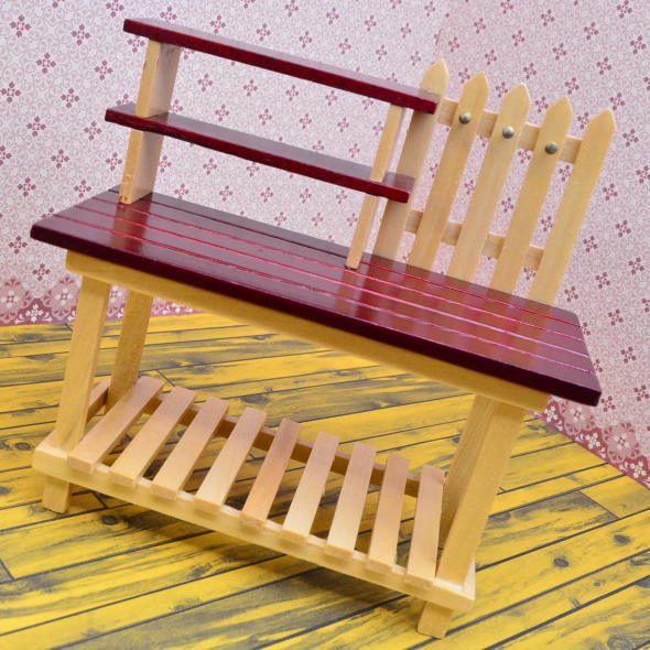 【Reutter】ロイターポーセリン ミニチュア家具 ガーデンワーキングテーブル　小物無し  (インテリア)  [RP1741-9][m-s]【 ネコポス不可 】(再入荷)