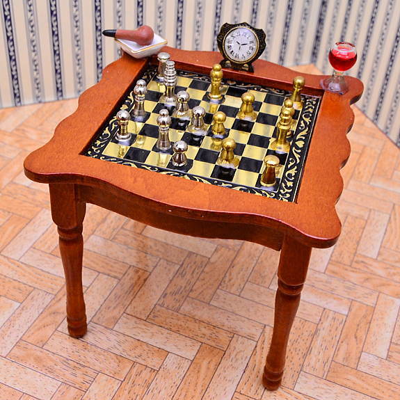 【Reutter】ロイターポーセリン ミニチュア家具 チェステーブル [RP1825-1][m-s]【 ネコポス不可 】