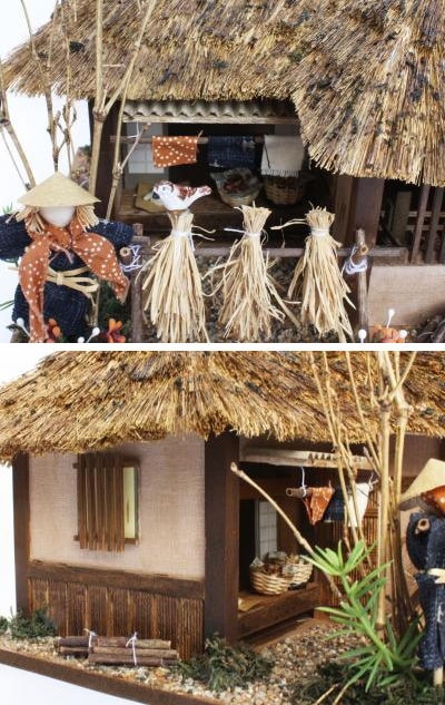 ミニチュアキット】 街道シリーズ / 遠野の曲がり家 [8618][m-s  