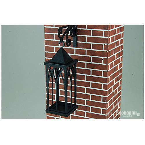 コバアニ cobaanii mokei工房 ロートアイアンファニチャー 1/12スケール ランタン2 L type 組み立てキット [IF-021] [m-s] 【ネコポス配送対応】