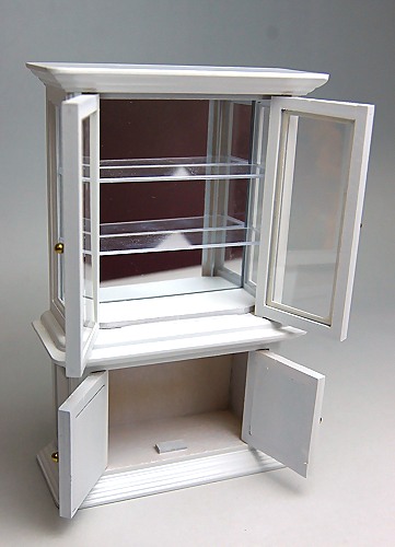 ミニチュア家具 ショーケース ホワイト[CG288-7-3H][m-s]【SD