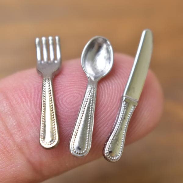 ミニチュア雑貨 ６ピース カトラリーセット [MWDM124] [m-s][imp] 【ネコポス配送対応】【C】