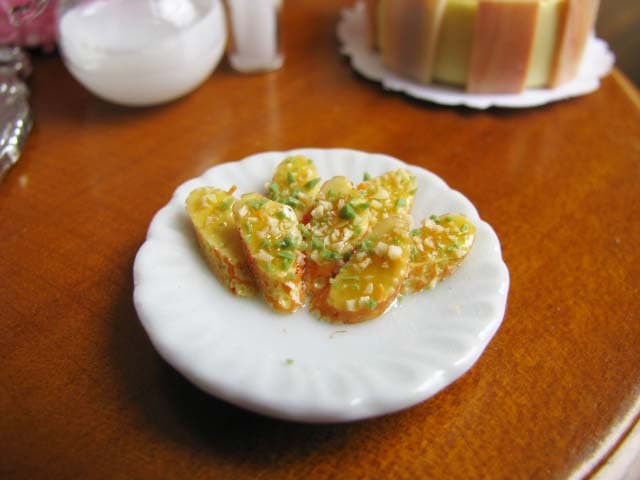 ミニチュアフード ガーリックトースト[SMRF-71][m-s]【ネコポス配送対応】