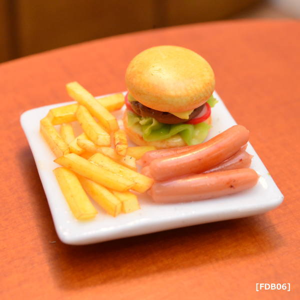 ミニチュアフード ブレックファースト(朝食シリーズ) [FDB06] 品番：27894 [m-s][imp]【ネコポス配送対応】