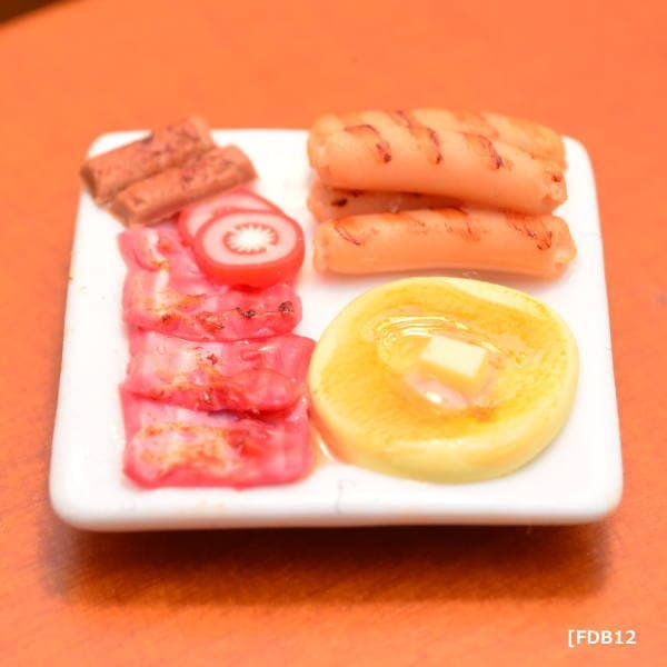 ミニチュアフード ブレックファースト(朝食シリーズ) [FDB12] 品番：27900 [m-s][imp]【ネコポス配送対応】