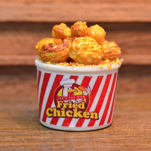 ミニチュアフード フライドチキン(A) [SM-FCK2] 品番：28568 [m-s][imp](1/12スケール)【ネコポス配送対応】